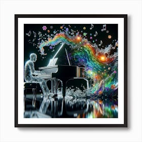 Abstract Music Concept Art Print