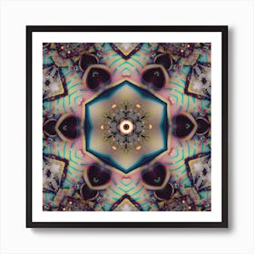 Psychedelic Mandala 75 Art Print