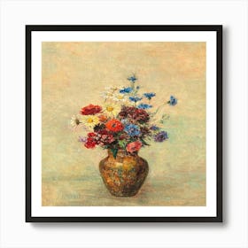 Flowers In A Vase 18 Art Print