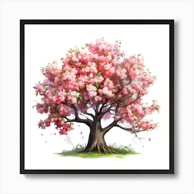 Cherry Blossom Tree Art Print