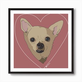 Chihuahua Portrait Art Print