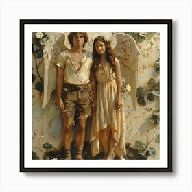 Angels And Demons Art Print