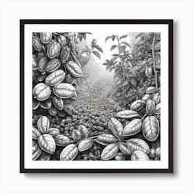 'Coffee Plantation' 1 Art Print