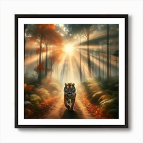 Tiger In The Forest 2 Art Print