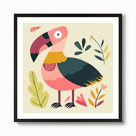 Charming Illustration Vulture 2 Art Print