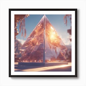 Crystal Pyramid 1 Art Print