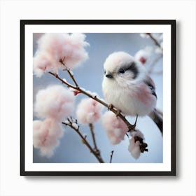 Small Bird On A Branch Art Print
