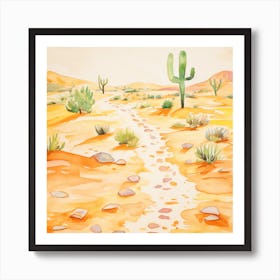 Cactus Desert Art Print