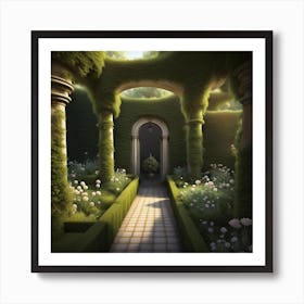 Fairytale Garden 1 Art Print