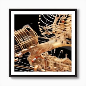 Clockwork Machine Art Print