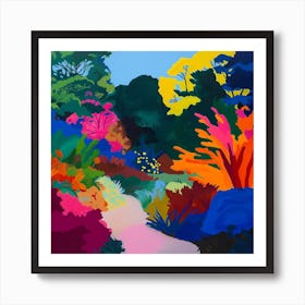 Colourful Gardens Lewis Ginter Botanical Garden Usa 1 Art Print