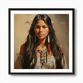 Native American Woman 2 Art Print