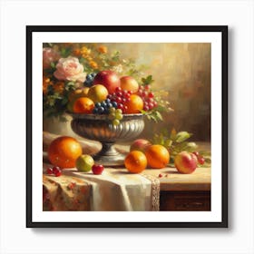 Fruit In A Bowl 1 Art Print