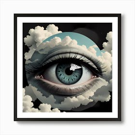 Cloud Vision: I Put An Eye On You Series Art Print