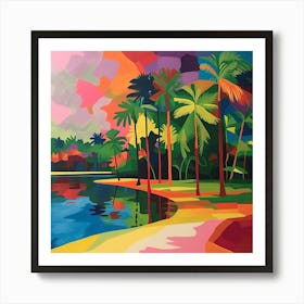 Abstract Park Collection Ibirapuera Park Recife Brazil 1 Art Print