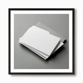 Stack Of Paper Art Print