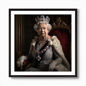 The Queen Of England Art Print