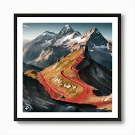 Swiss Alps Art Print