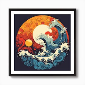 Great Wave Off Kanagawa 11 Art Print