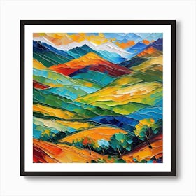 Landscape Painting 162 Art Print