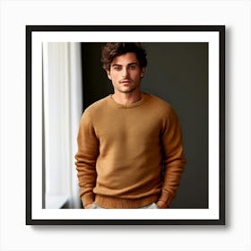 Mock Up Jumper Blank Plain Sweater Pullover Knit Cotton Wool Fleece Soft Comfy Cozy M (33) Art Print