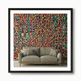 Geometric Wall Mural Art Print