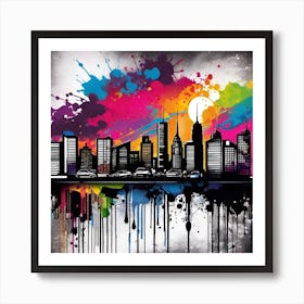 New York City Skyline 75 Art Print