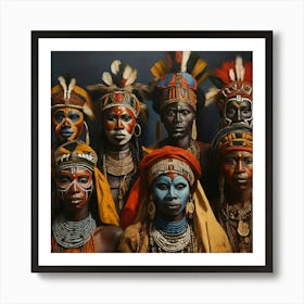 Ethiopian Tribes 1 Art Print
