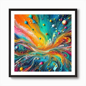 Rippling Universe Art Print