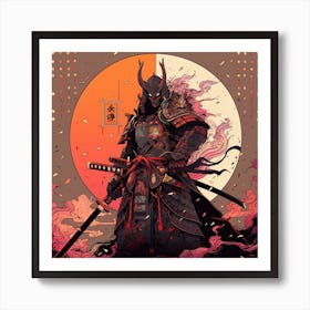 Samurai Warrior Art Print