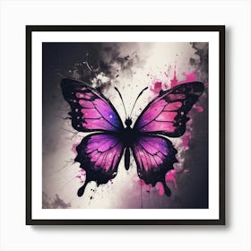 Butterfly Painting 229 Art Print