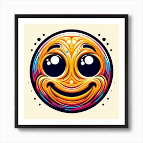 Smiley Face 10 Art Print