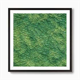 Green Moss Art Print