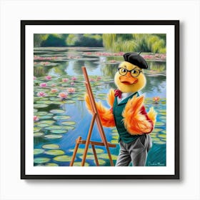 Artist Duck Art Print