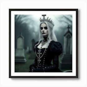 Gothic Beauty 9 Art Print