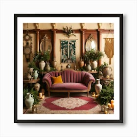 Bohemian Living Room 7 Art Print