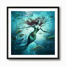Mermaid 37 Art Print