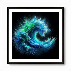 Ocean Wave 9 Art Print