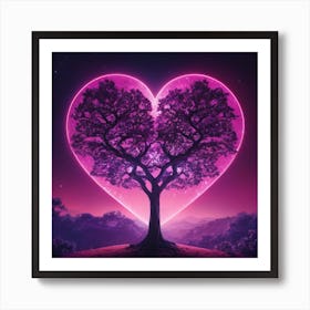 Heart Tree 16 Art Print