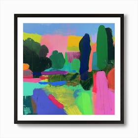 Abstract Park Collection Brockwell Park London 2 Art Print