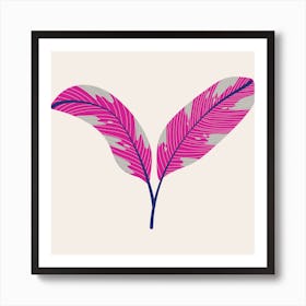 Palm Leaf Art Print