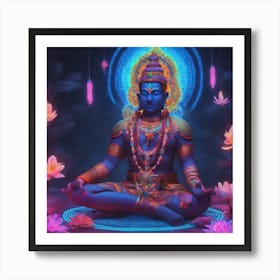 Lord Shiva 10 Art Print