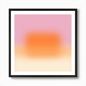 Blurred Square - Spring III Art Print