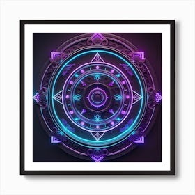 Guiding Neon 1 Art Print