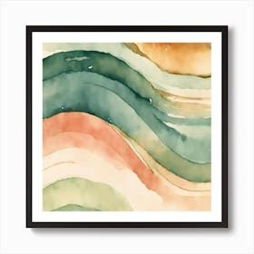 Abstract Watercolor Painting Art Print