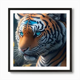 Baby Tiger With Cute Eyes Art Print