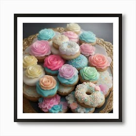 Donuts 3 Art Print