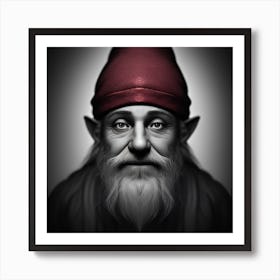 Gnome Portrait Art Print