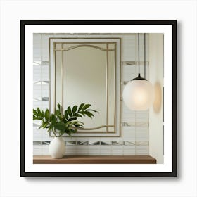 Modern Bathroom 1 Art Print