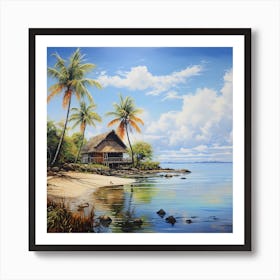 Sunny Escapade: Caribbean Dream Art Print